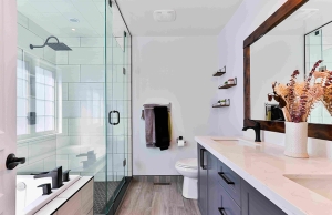 A clean, well-maintained bathroom with modern plumbing