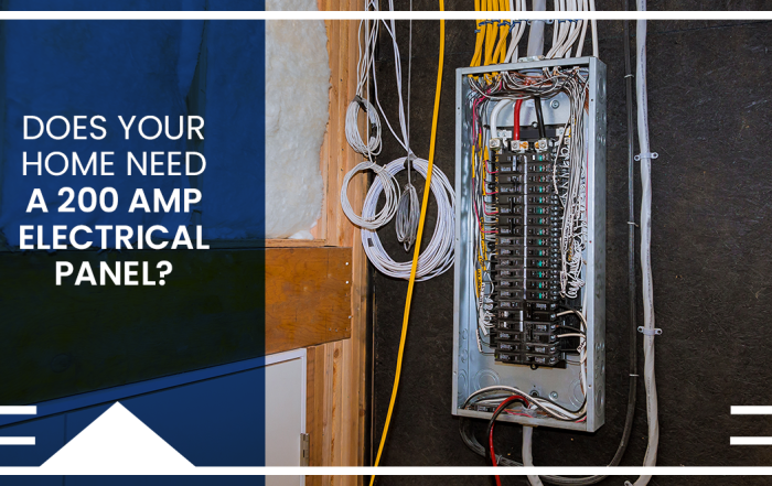 Does your home need a 200 amp electrical panel