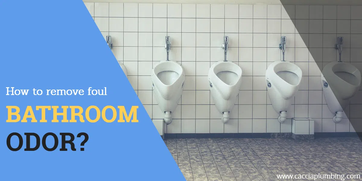 How To Remove Foul Bathroom Odor Caccia Plumbing - Why Is There A Damp Smell In My Bathroom