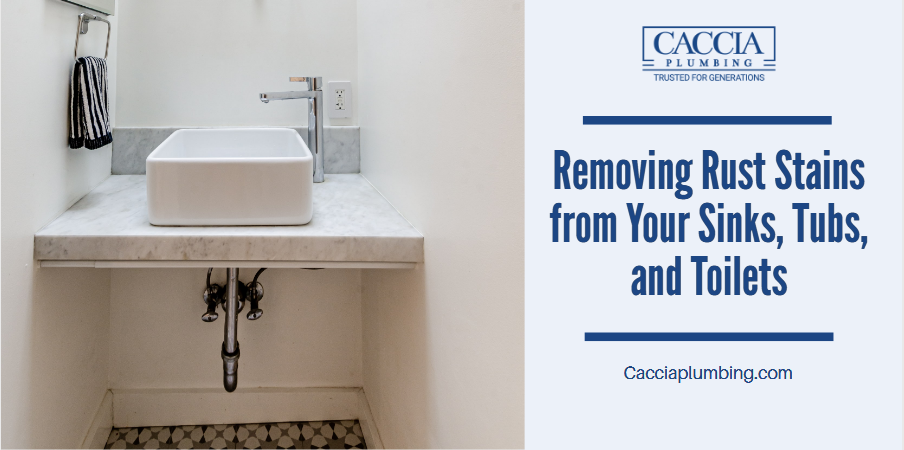 Removing Rust Stains from Your Sinks Tubs and Toilets