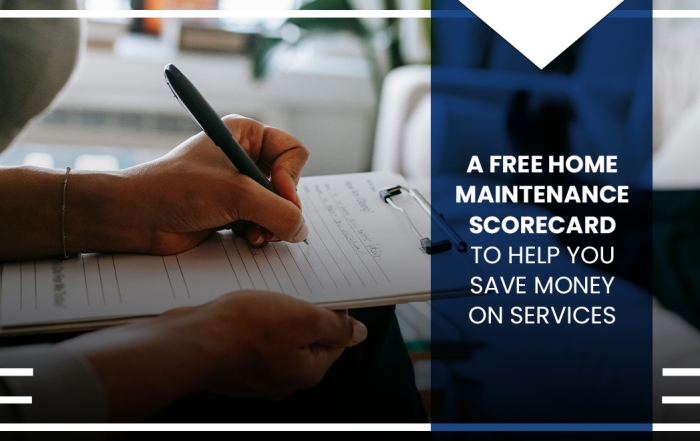 Hero or free home maintenance scorecard to help you save money on services