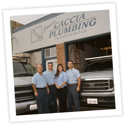 Caccia plumbing family photo