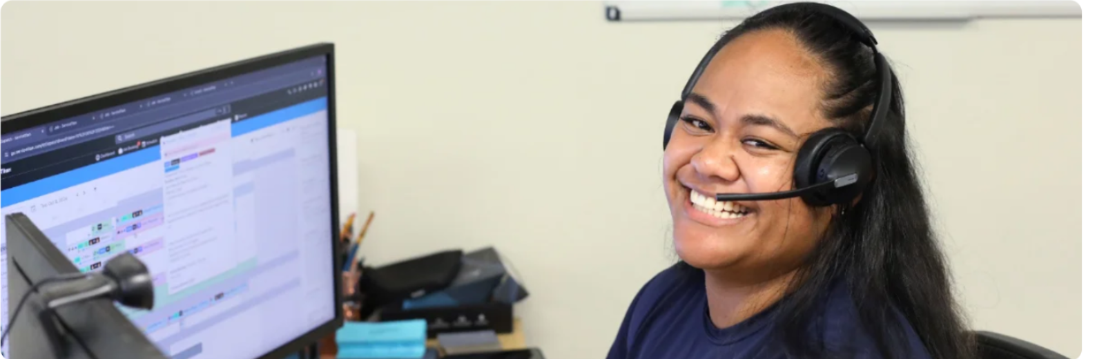 Caccia support agent Veitoa standing by to take your call