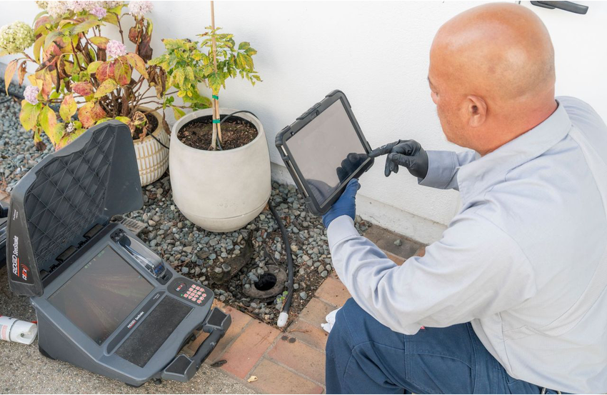 Different Sewer Types in California & How to Prevent Them from Clogging 4 Ofa from Caccia Home Services inspects a customer's sewer line